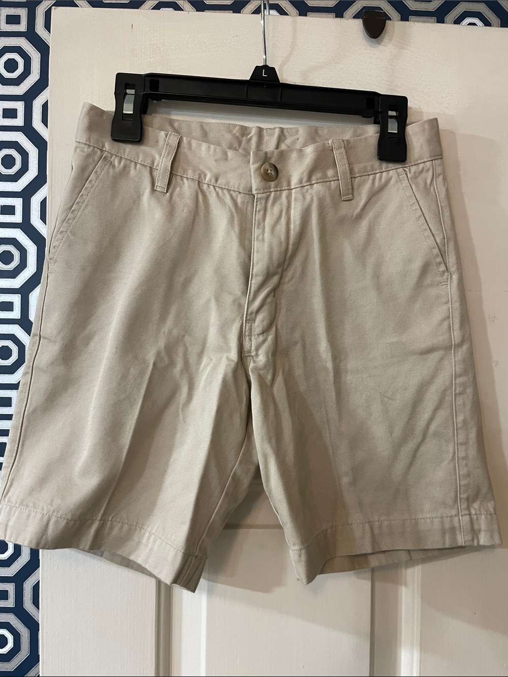 The Beaufort Bonnet Company Boys Flat Front Chino Shorts in Khaki